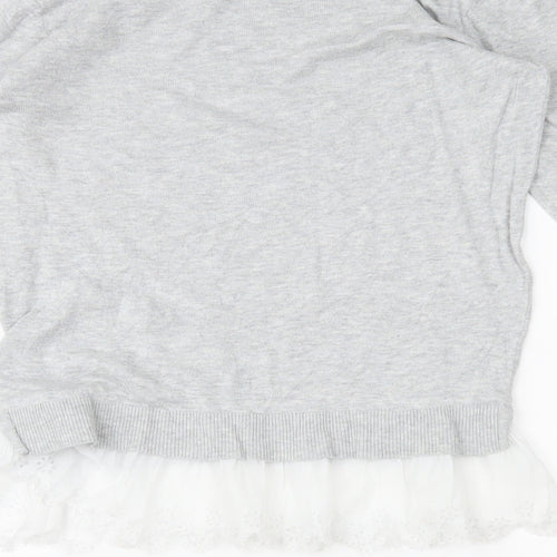 Dorothy Perkins Womens Grey   Tunic Jumper Size 6