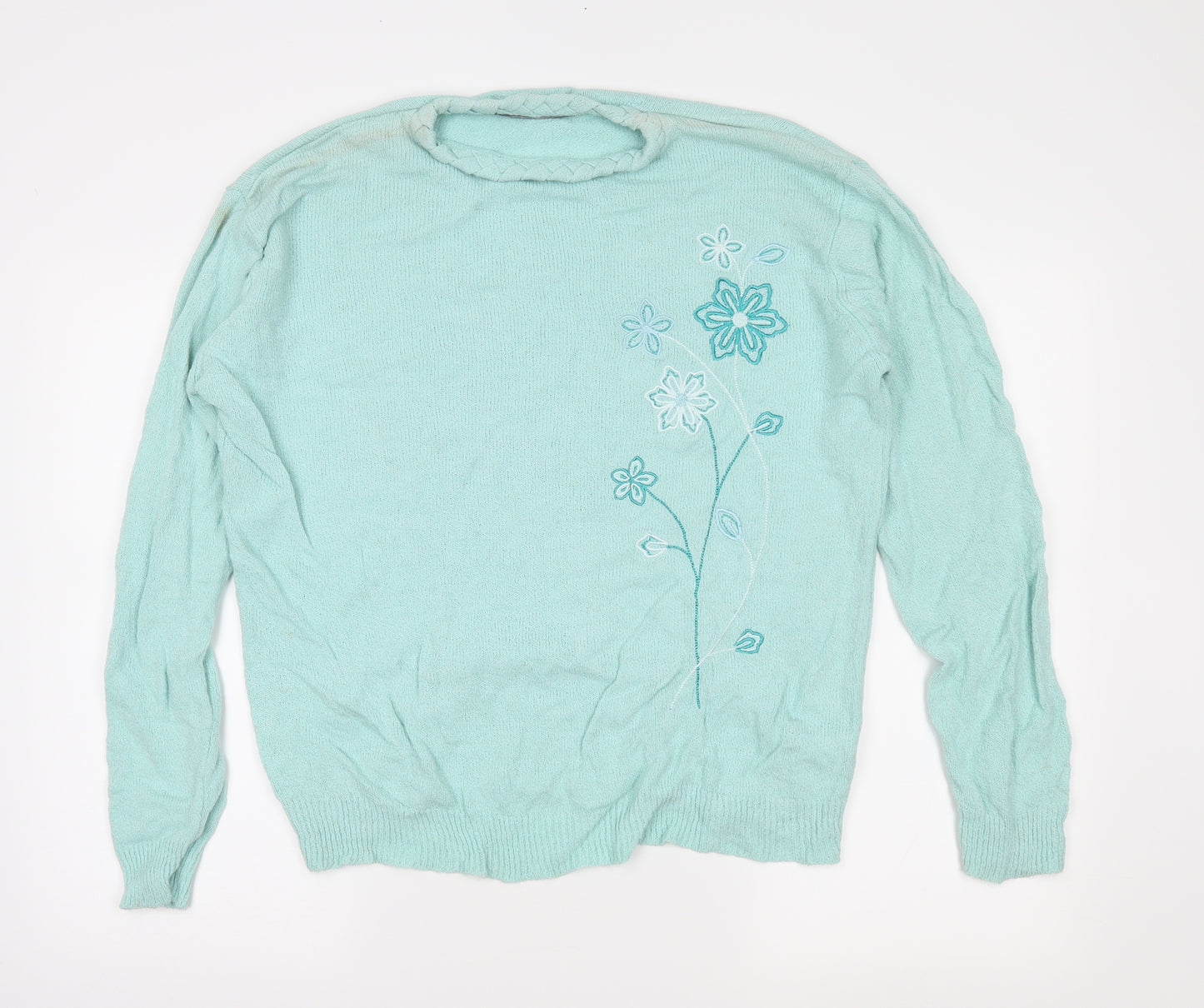 akal Womens Green   Pullover Jumper Size L