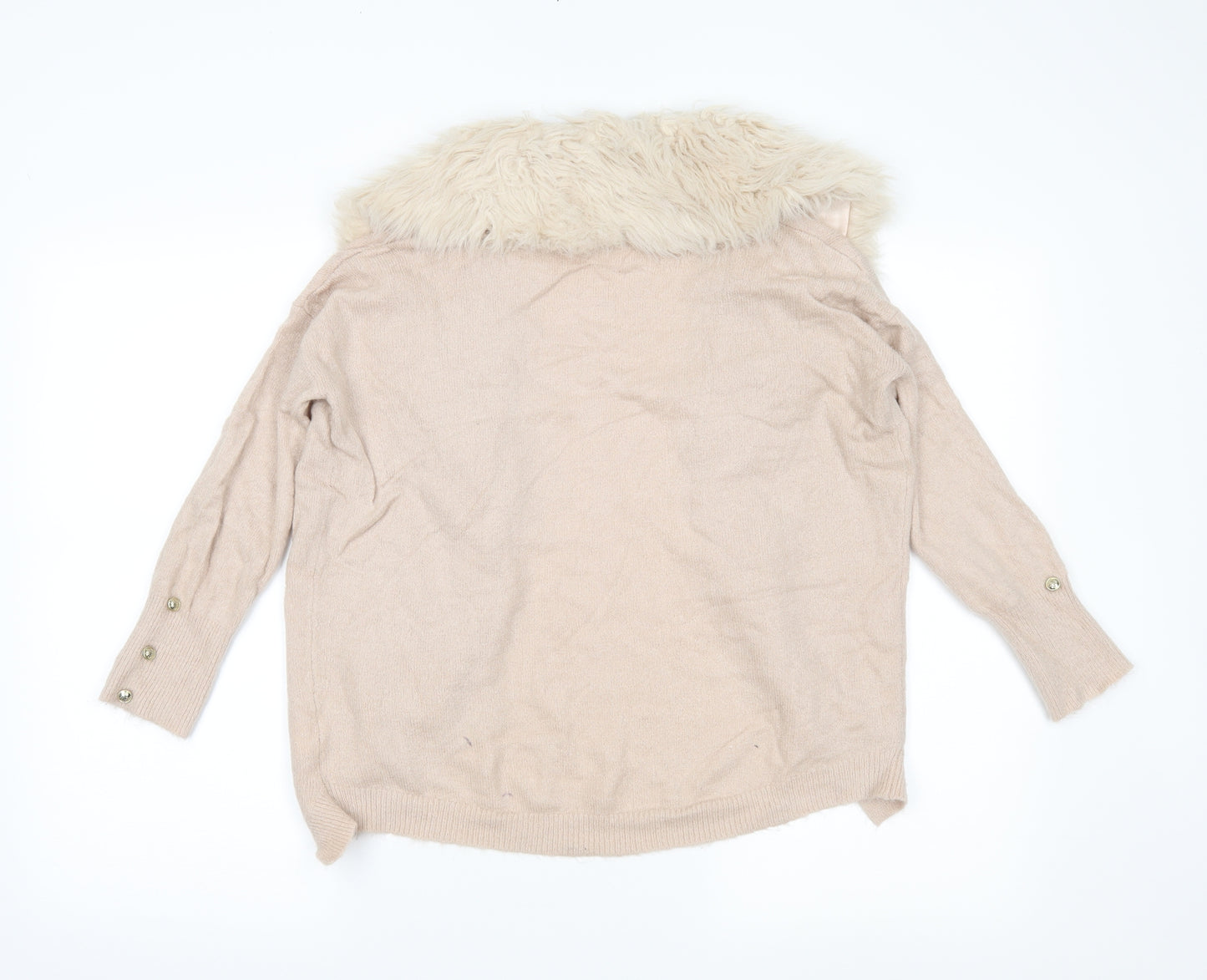 River Island Girls Pink   Wrap Jumper Size 9-10 Years