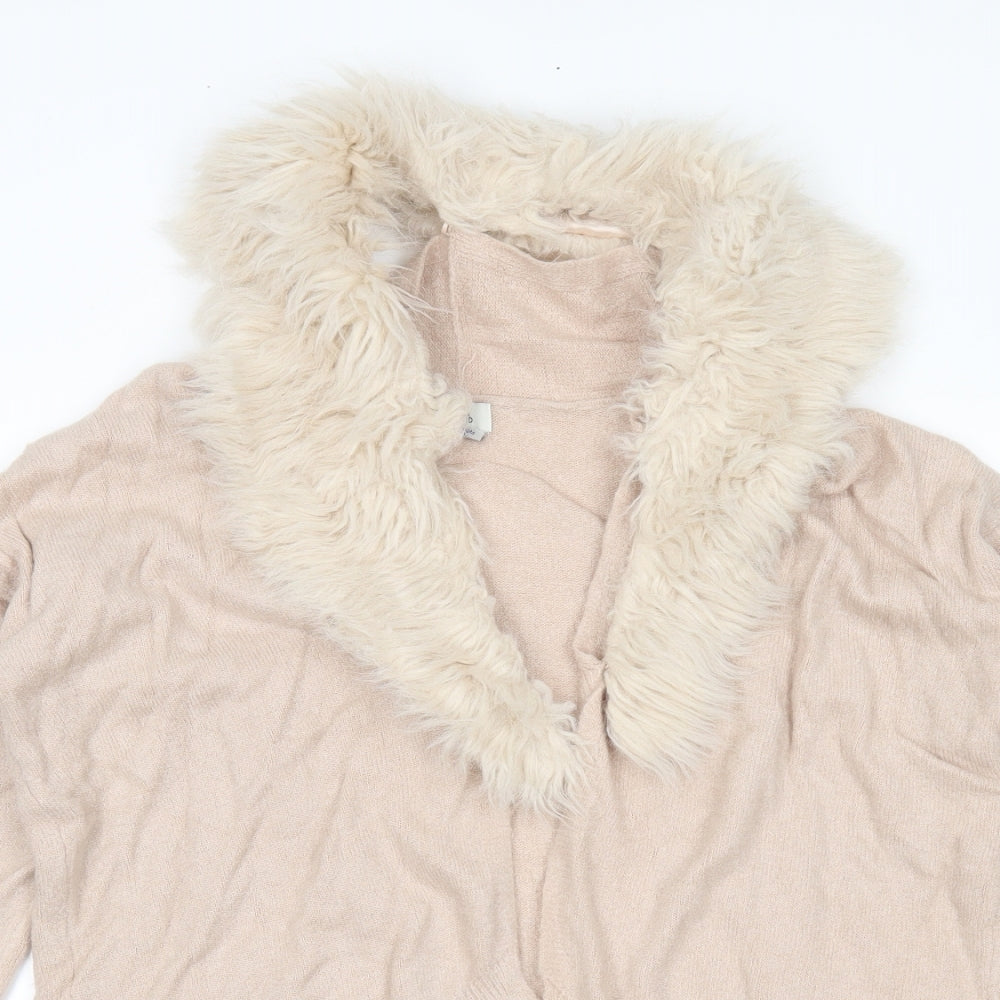 River Island Girls Pink   Wrap Jumper Size 9-10 Years