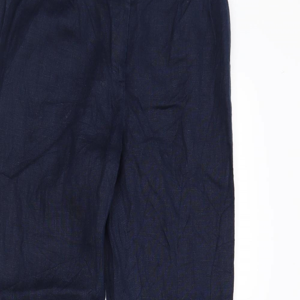 NEXT Womens Blue   Trousers  Size 8 L28 in