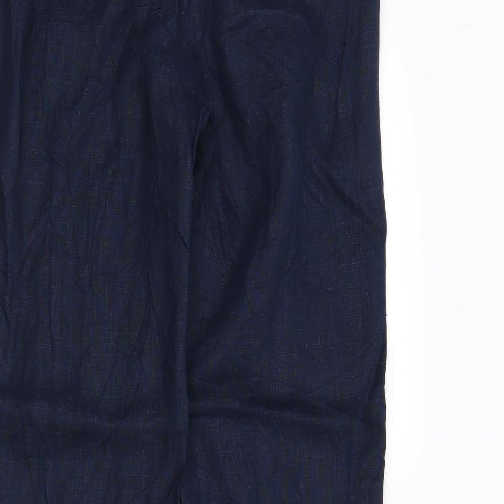 NEXT Womens Blue   Trousers  Size 8 L28 in