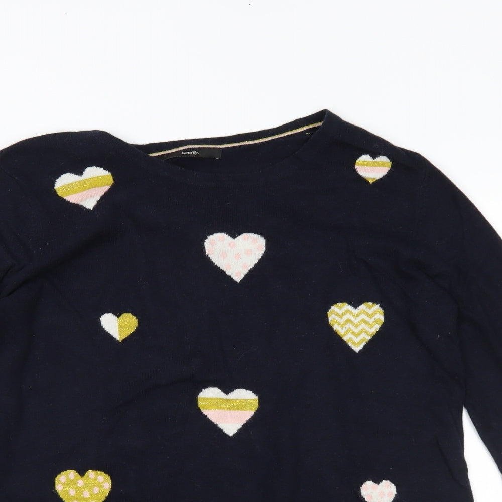 George Womens Blue   Pullover Jumper Size 12
