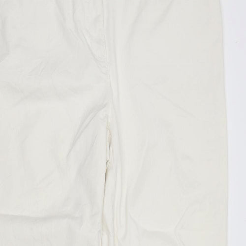 Preworn Womens Ivory   Straight Jeans Size 18 L28 in