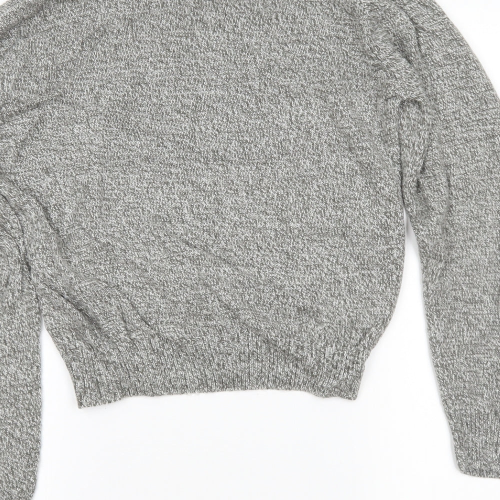 Damart Womens Grey   Henley Jumper Size 8