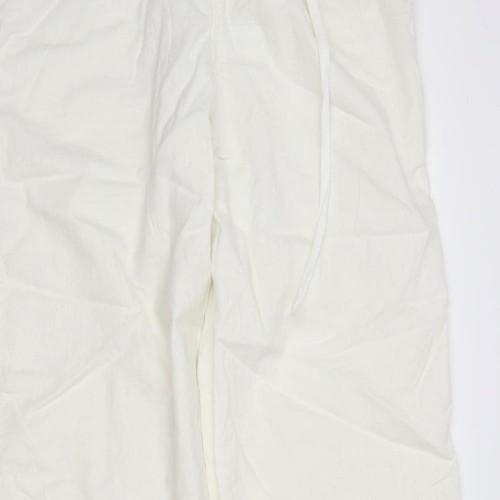NEXT Womens Ivory   Trousers  Size 10 L27 in