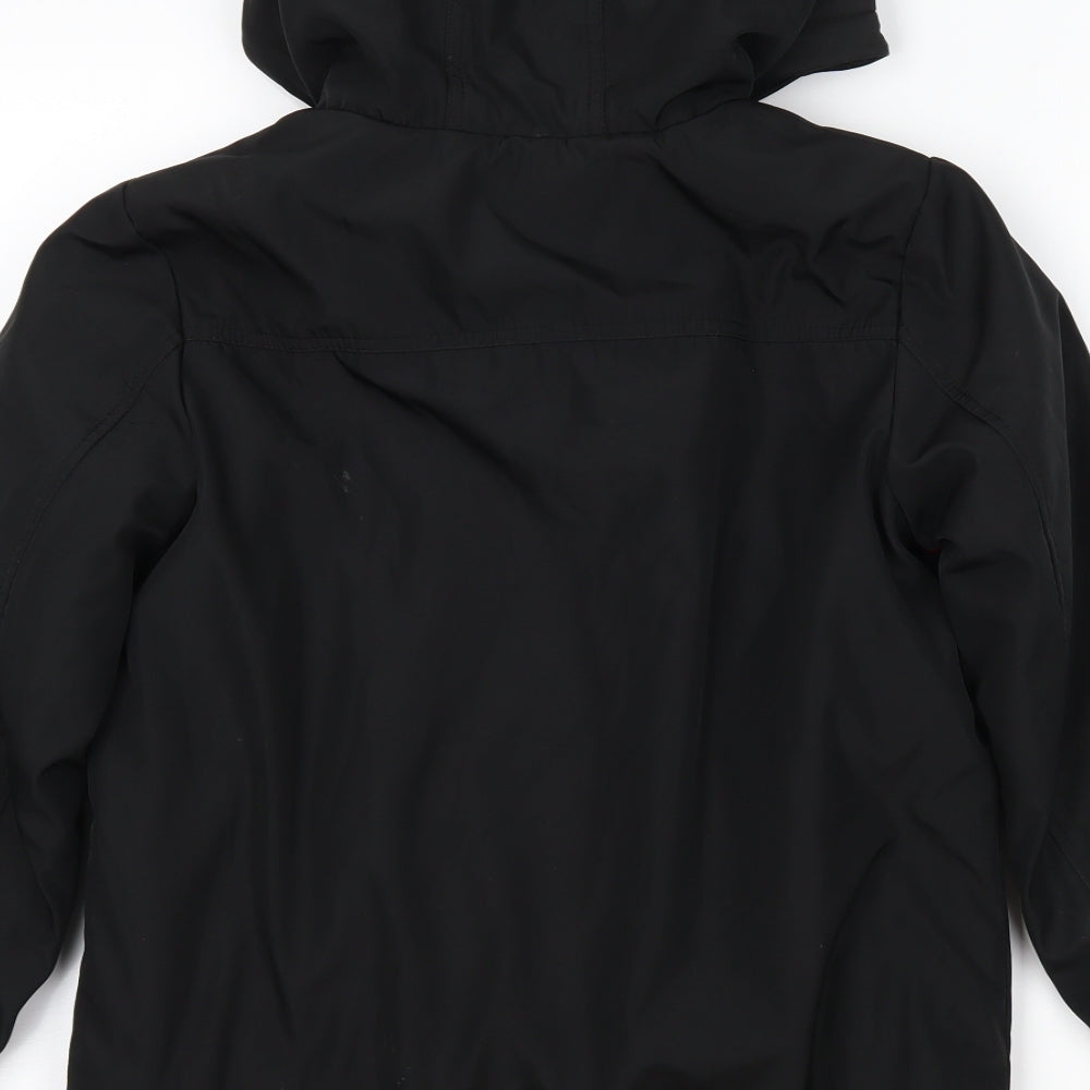 george  Boys Black   Rain Coat Coat Size 8-9 Years