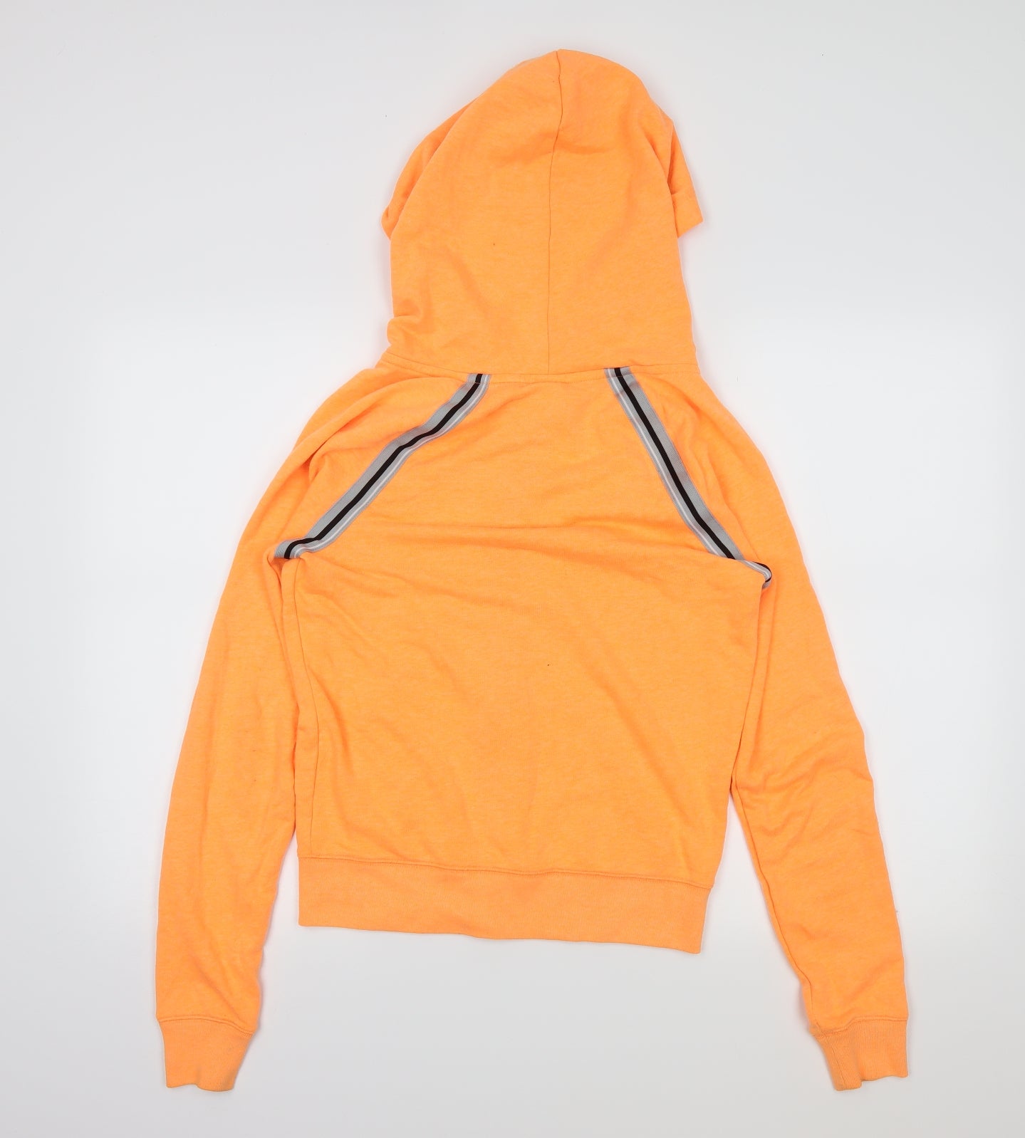 PINK Womens Orange   Full Zip Hoodie Size XS