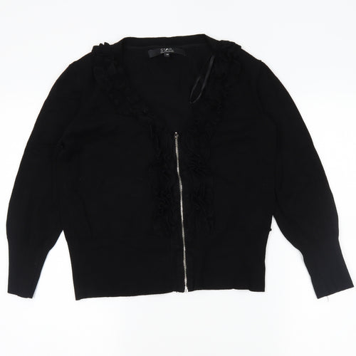 Star Womens Black   Cardigan Jumper Size 14