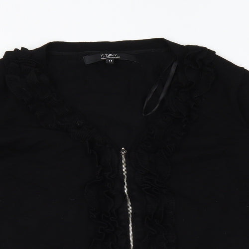 Star Womens Black   Cardigan Jumper Size 14