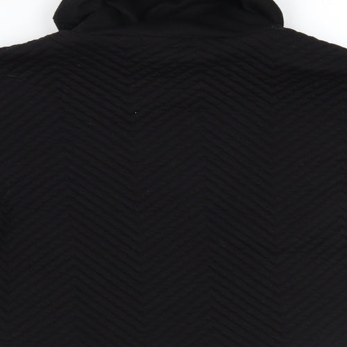 Miss Guided Womens Black   Pullover Jumper Size 6  - cropped