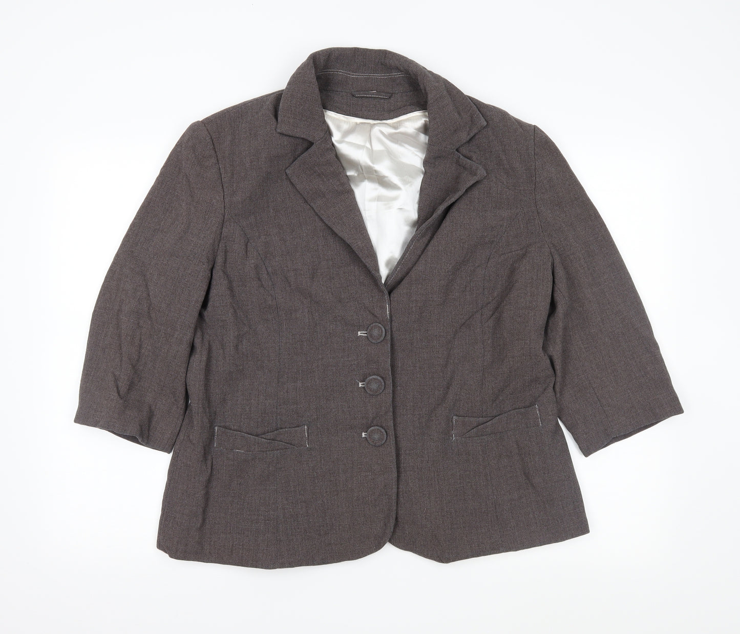 anna rose Womens Grey   Jacket Blazer Size 18