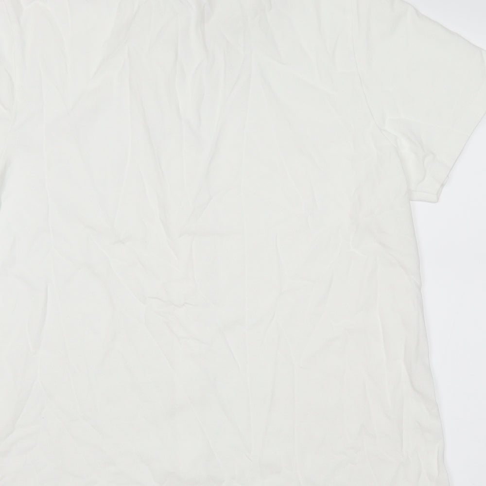Burton Menswear Mens Ivory    Button-Up Size L