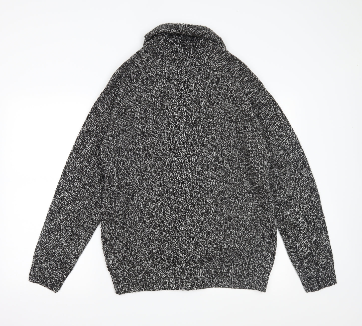 F&F Mens Grey   Cardigan Jumper Size L