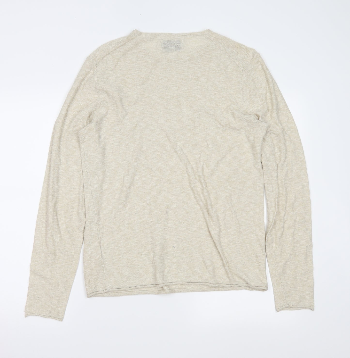 ONLY & SONS Womens Beige   Pullover Jumper Size L
