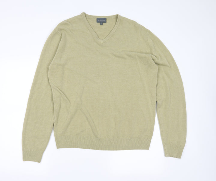 Kingston Womens Green Pullover Jumper Size L
