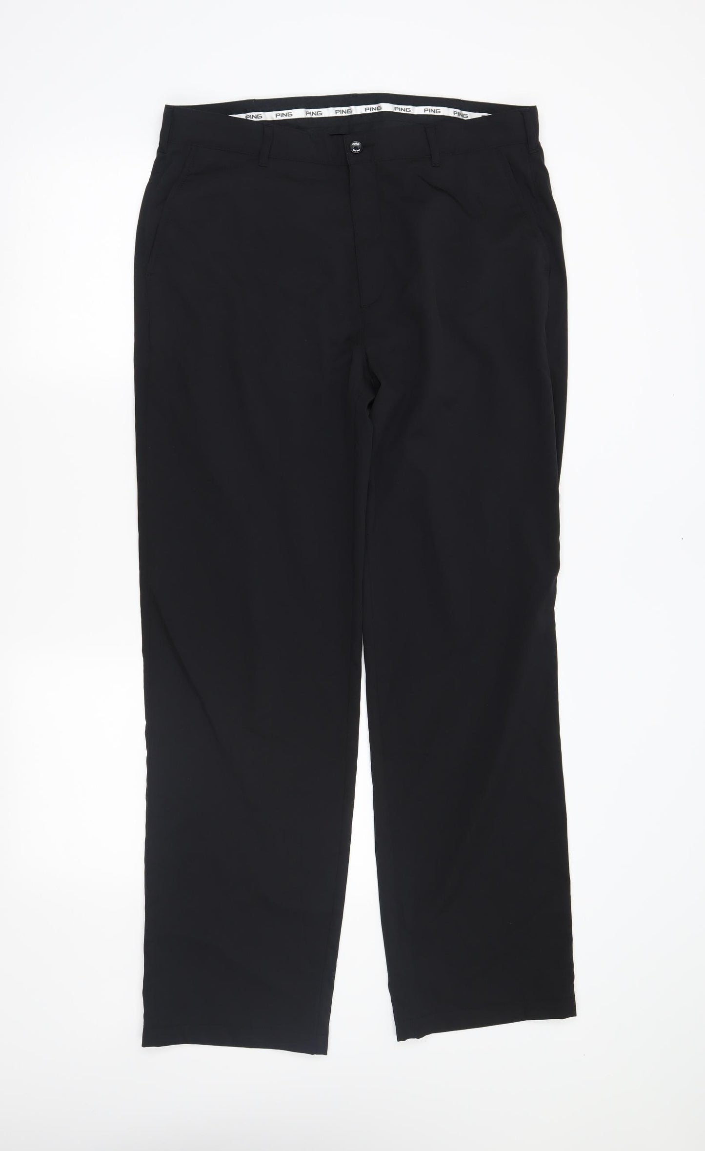 Ping Mens Black   Trousers  Size 34 in L33 in