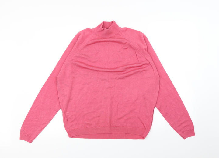 EWM Womens Pink Pullover Jumper Size XL