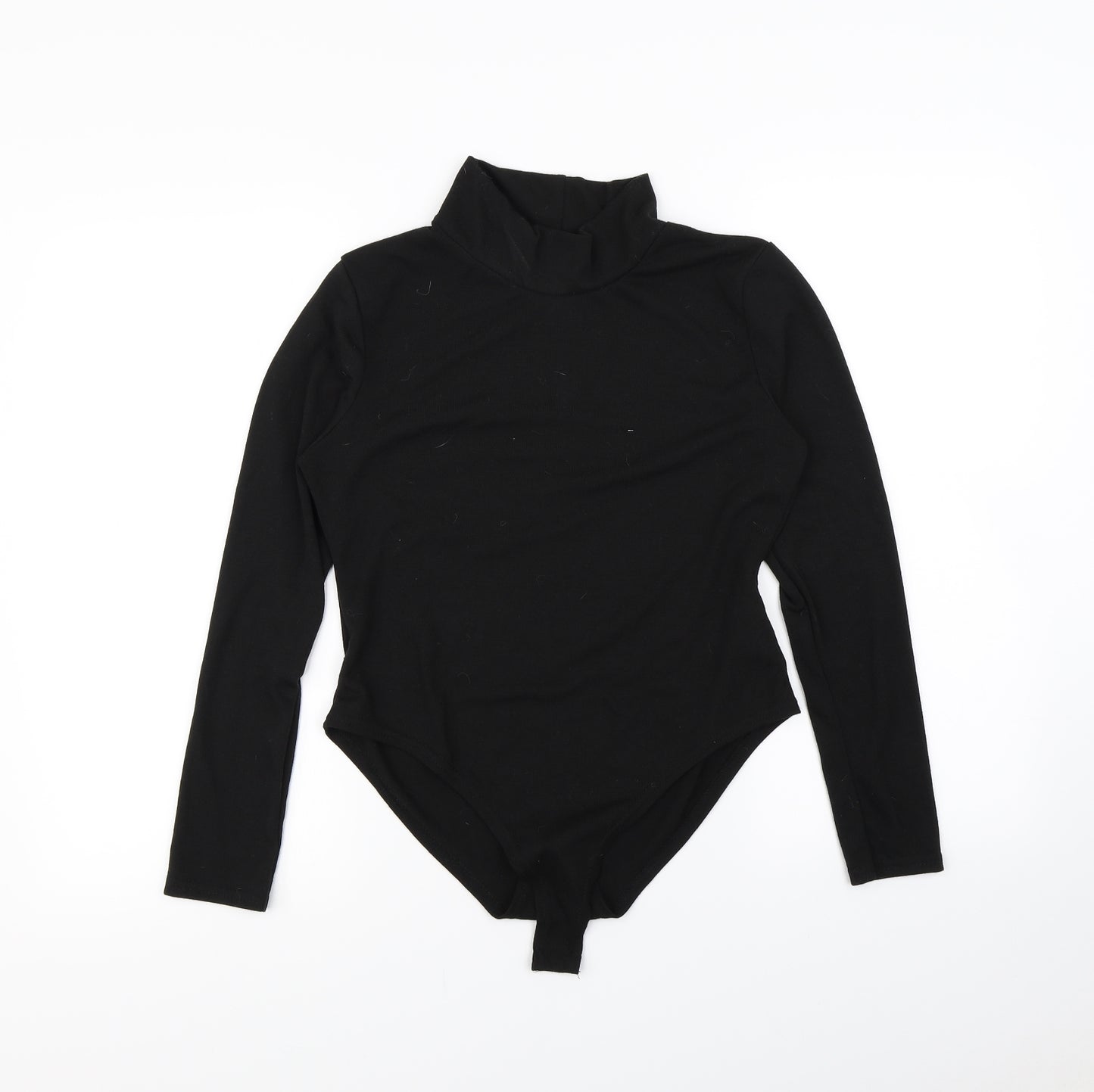 Boohoo Womens Black   Bodysuit One-Piece Size 16
