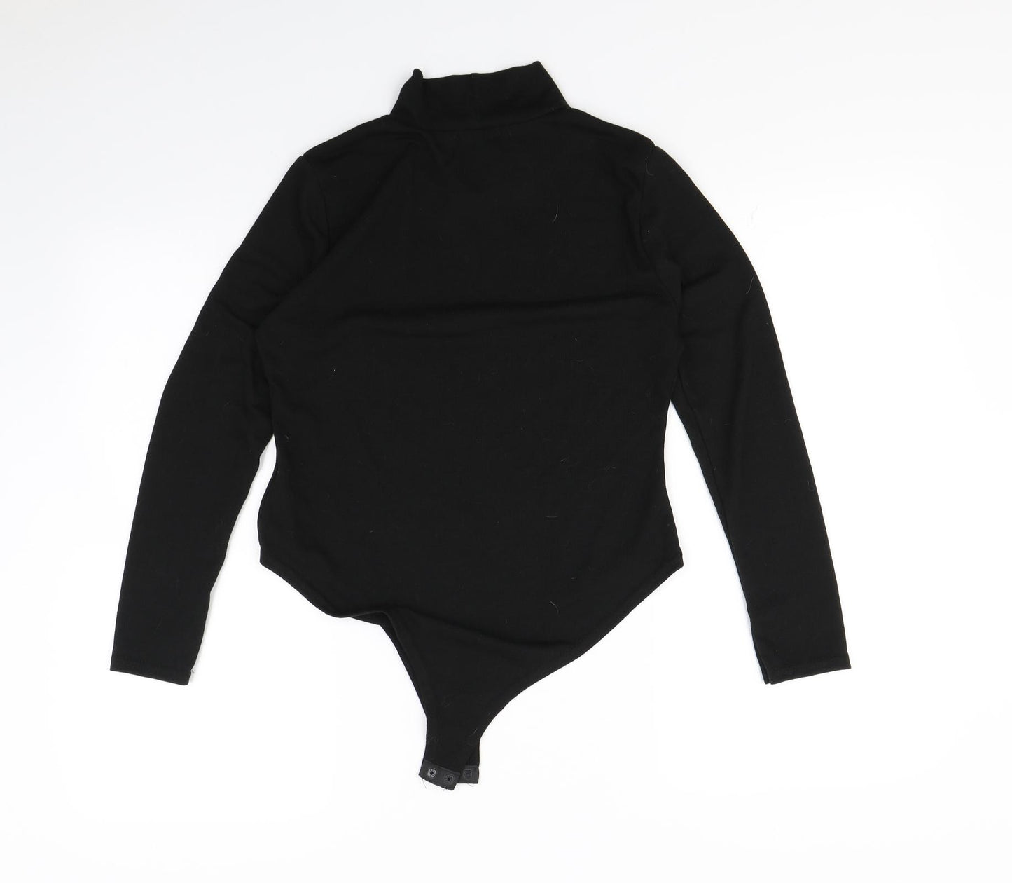 Boohoo Womens Black   Bodysuit One-Piece Size 16