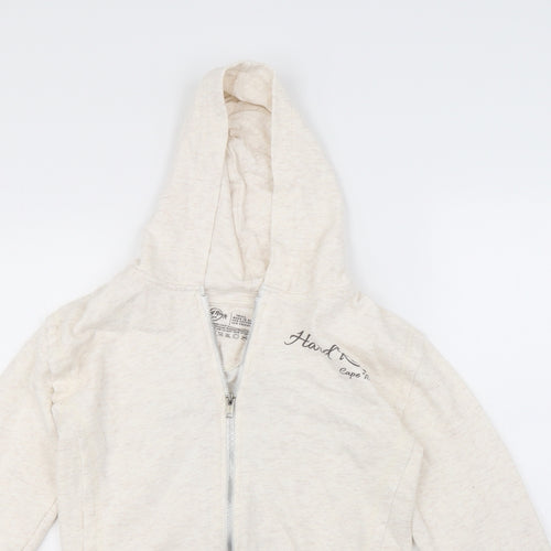 Primark Womens Beige   Full Zip Hoodie Size S