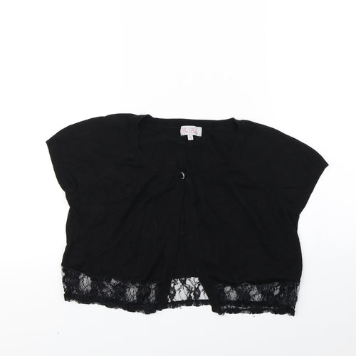 Be beau  Womens Black   Cardigan Jumper Size 16