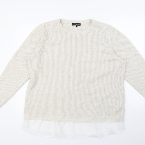 Debenhams Womens Beige   Pullover Jumper Size 22