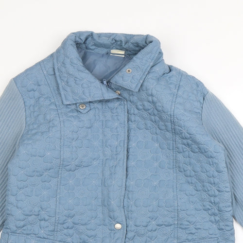 Gabriella Vicenza Womens Blue   Rain Coat Coat Size 14