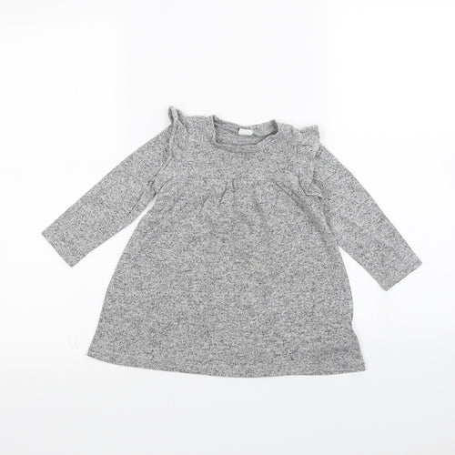 Gap Girls Grey   Jumper Dress  Size 2 Years