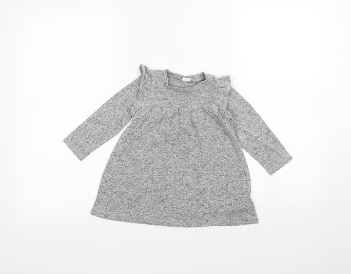 Gap Girls Grey Jumper Dress Size 2 Years