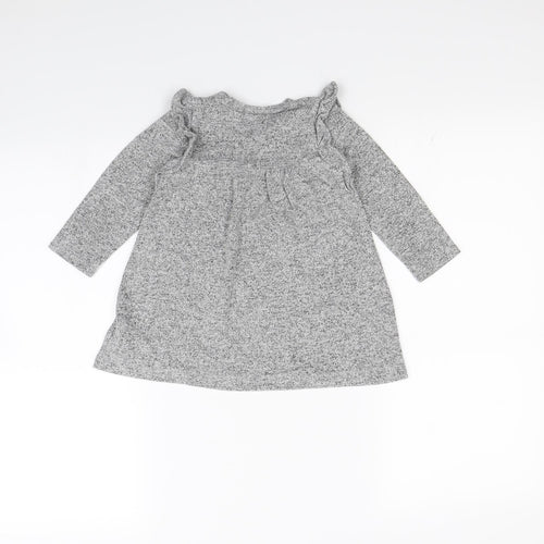 Gap Girls Grey   Jumper Dress  Size 2 Years