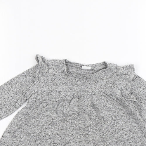 Gap Girls Grey   Jumper Dress  Size 2 Years