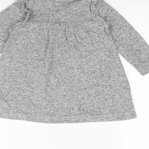 Gap Girls Grey   Jumper Dress  Size 2 Years