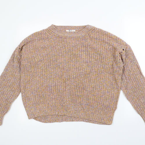 TU Womens Multicoloured Herringbone  Pullover Jumper Size L