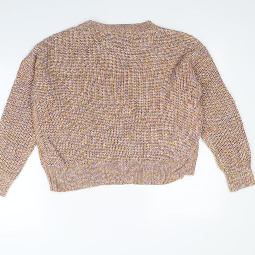 TU Womens Multicoloured Herringbone  Pullover Jumper Size L