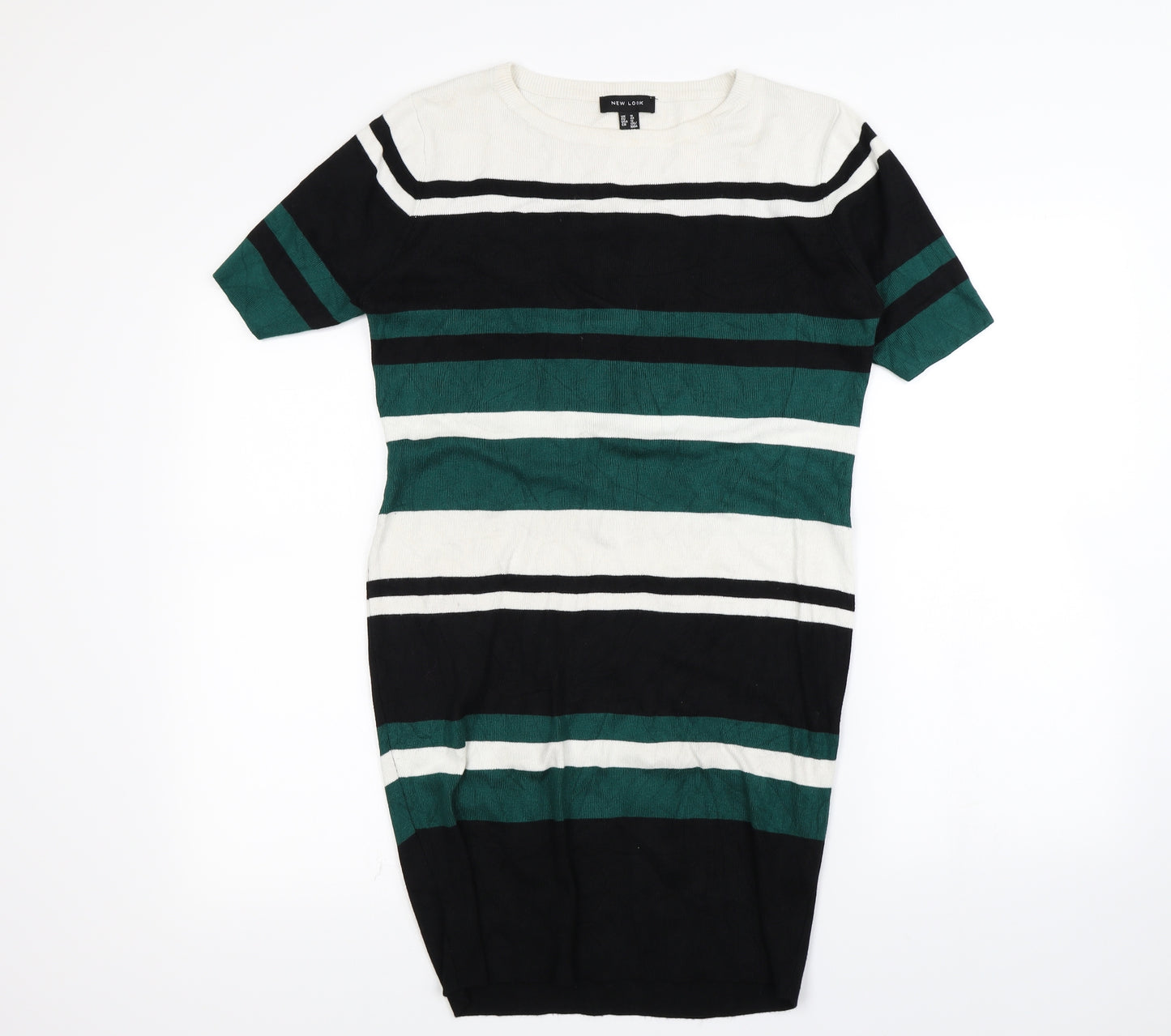 New Look Womens Multicoloured Striped  Jumper Dress  Size 16