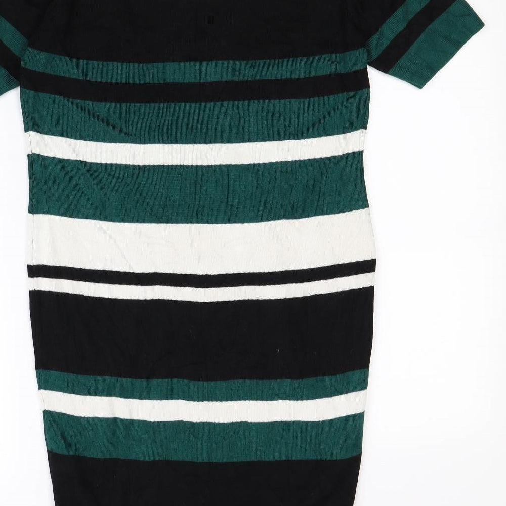 New Look Womens Multicoloured Striped  Jumper Dress  Size 16