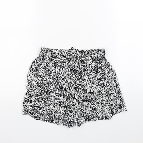 Primark Womens White Spotted  Bermuda Shorts Size 8