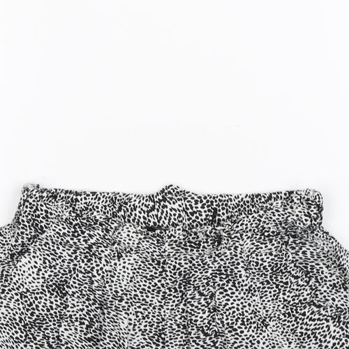 Primark Womens White Spotted  Bermuda Shorts Size 8