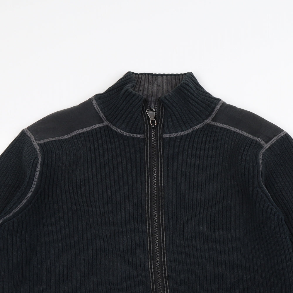 NEXT Mens Green   Full Zip Jumper Size L