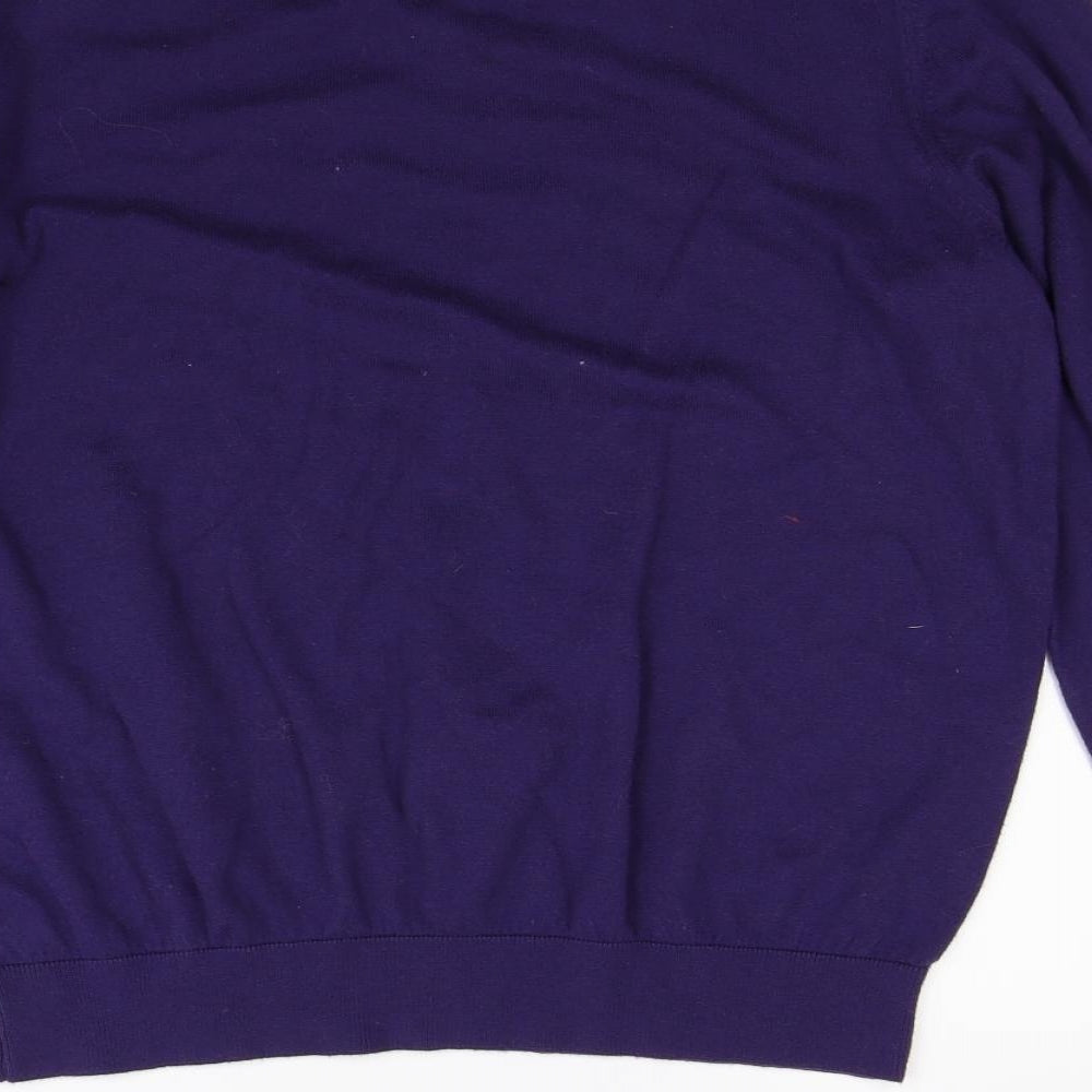 M&S Mens Purple   Pullover Jumper Size 2XL
