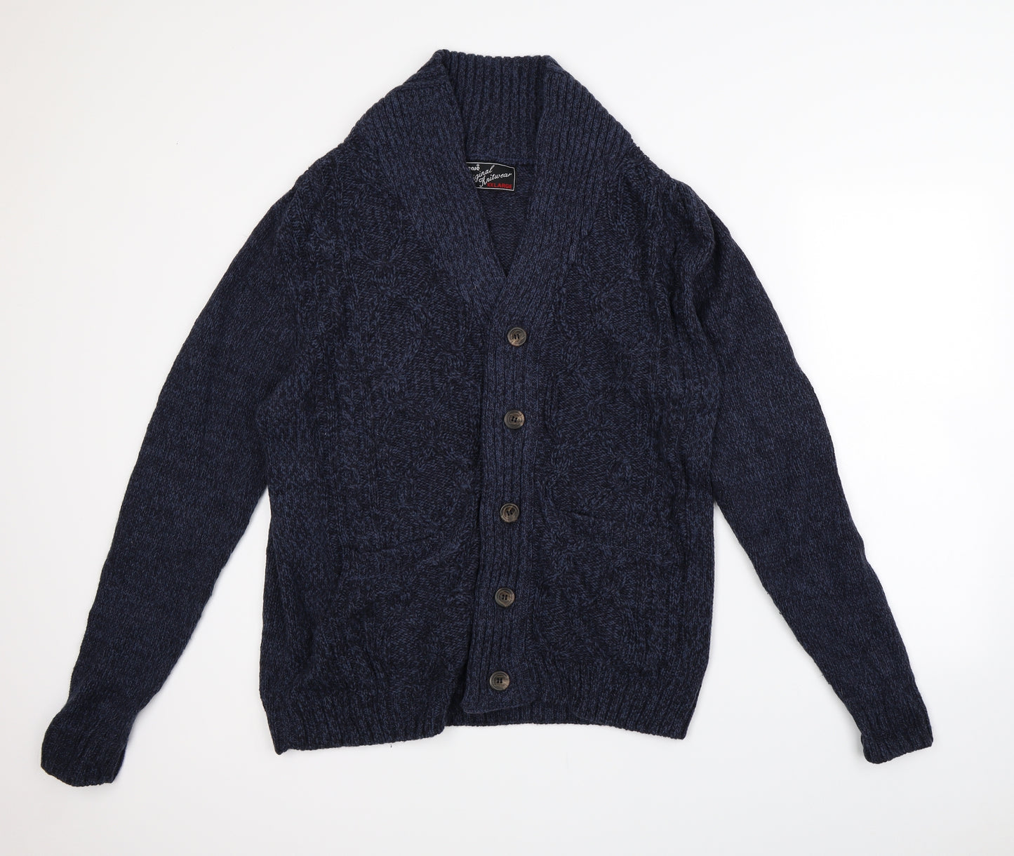 urban  Mens Blue   Cardigan Jumper Size 2XL