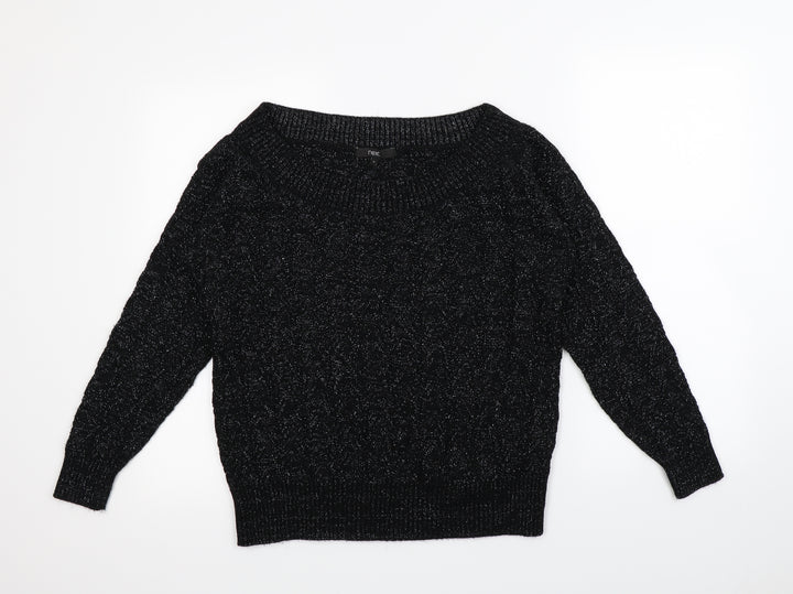 NEXT Womens Black Pullover Jumper Size M