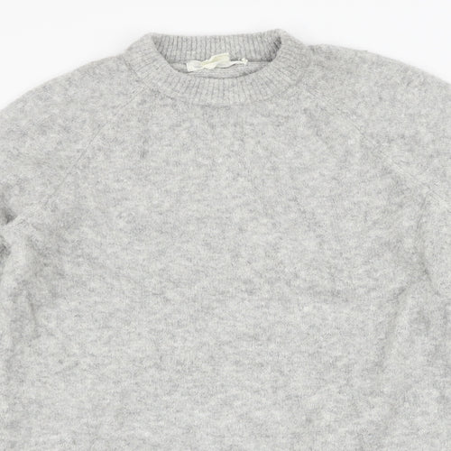 H&M Womens Grey   Pullover Jumper Size S