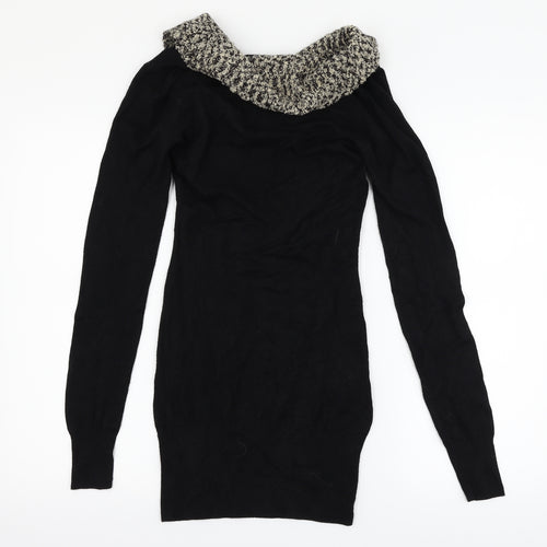 Jane Norman Womens Black   Pullover Jumper Size 12
