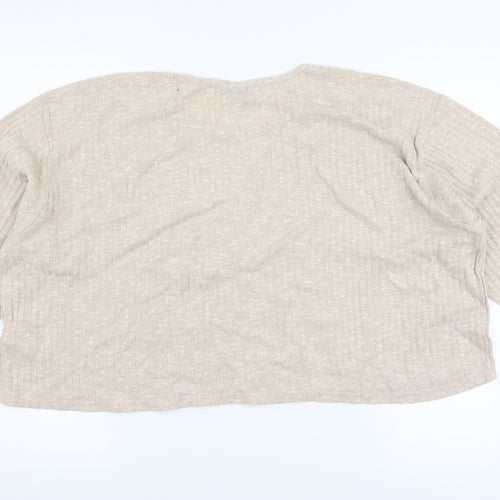 Topshop Womens Brown   Pullover Jumper Size 16