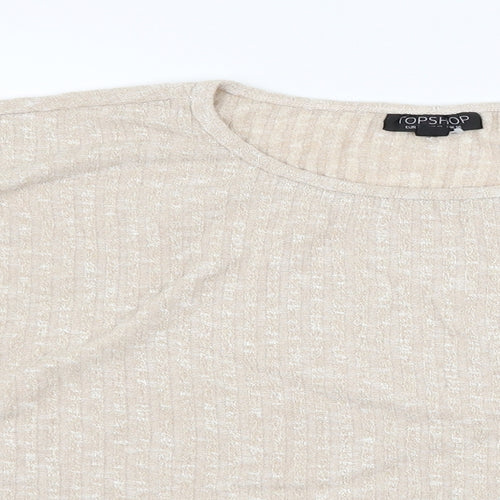 Topshop Womens Brown   Pullover Jumper Size 16