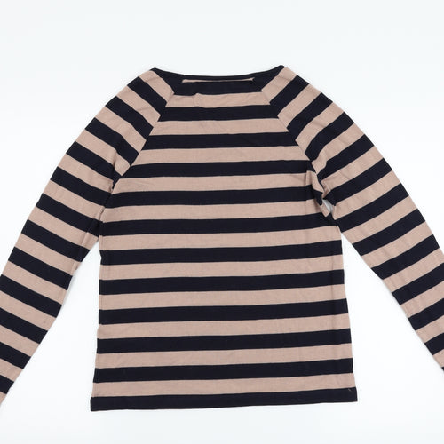 FC Jeans Womens Blue Striped  Pullover Jumper Size S