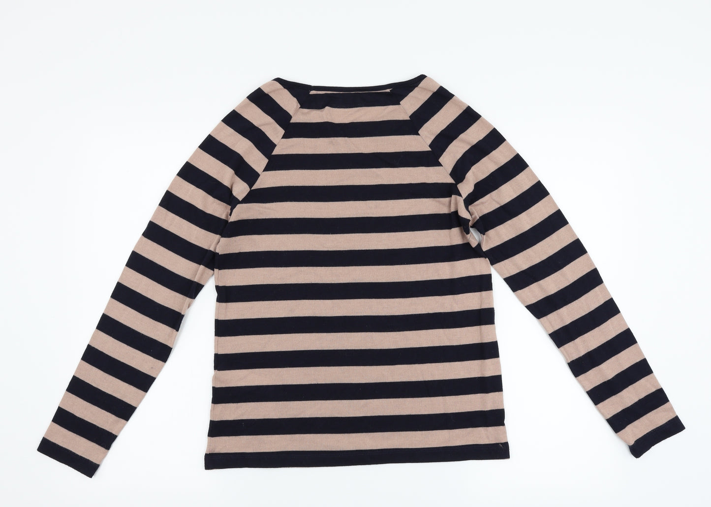FC Jeans Womens Blue Striped  Pullover Jumper Size S