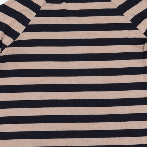FC Jeans Womens Blue Striped  Pullover Jumper Size S